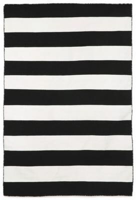 Liora Manne Lush Decor Sorrento Rugby Stripe Indoor/Outdoor Rug