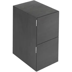 KEUCO EDITION 11 ART Sideboard, 2 Frontauszüge, 400x700x490mm, 32542920400, Korpus/Front: Basalt Keramik / Basalt Keramik