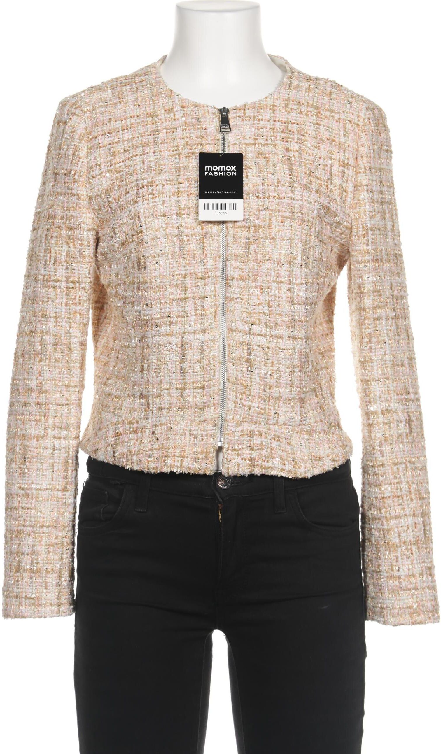 Karl by Karl Lagerfeld Damen Blazer, Beige, Gr. EU 34, Synthetik / Wolle - Second Hand