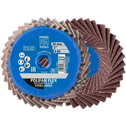 PFERD TOOLS COMBIDISC Korund Mini-POLIFAN CD Ø 50mm A120 für universelle Anwendungen - 42719803