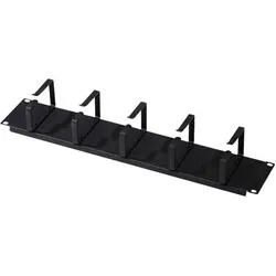 Digitus Kabelrangierpanel 5x Kabelringe 19" 2HE RAL 9005 schwarz (DN-19 ORG-2U-SW)