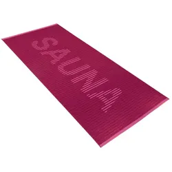 Vossen Saunatuch Camden 80 x 200 cm Mischgewebe Rot Cranberry