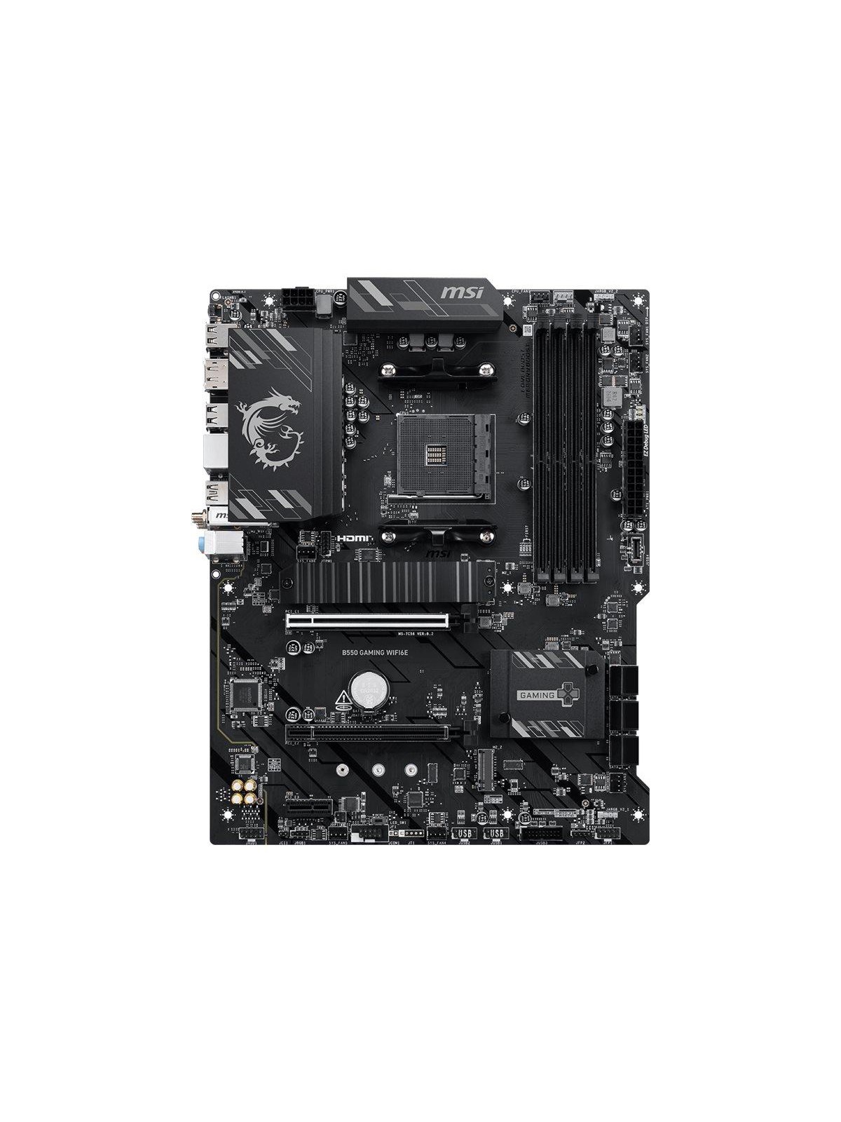 MSI B550 GAMING WIFI6E Mainboard - AMD B550 - AMD AM4 - DDR4 RAM - ATX