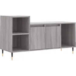 vidaXL TV-Schrank Grau Sonoma 100x35x55 cm Holzwerkstoff