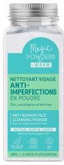 Waam Magic Powders Nettoyant Visage Anti Imperfections en Poudre Bio 40 g - Flacon 40 g