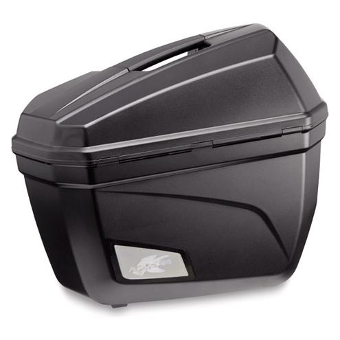 Kappa K22 Seitenkoffer Set schwarz 22L (22 l) (K22N)