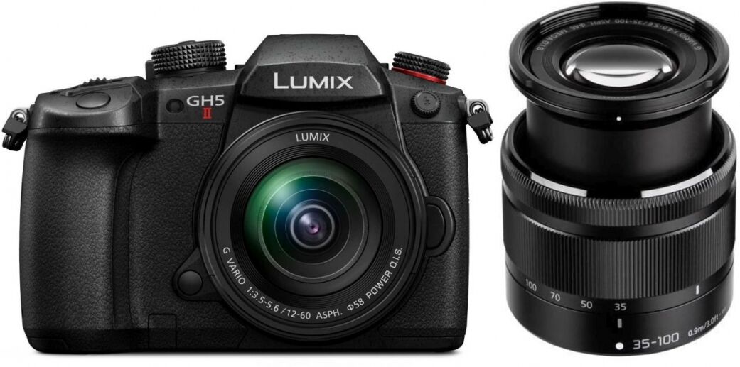 Panasonic Lumix GH5 II +Lumix 12-60 f3,5-5,6 Asph. + 35-100mm
