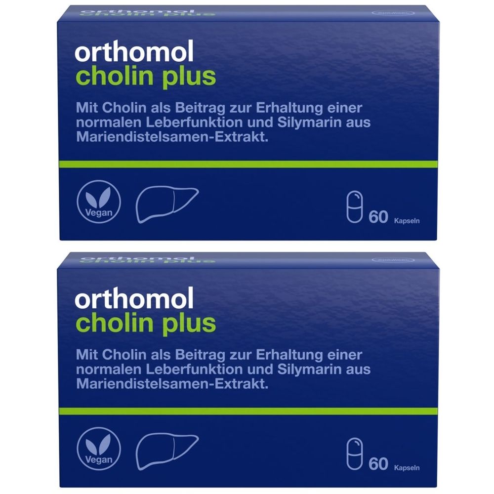 Orthomol Cholin Plus Kapseln 2x 2x60 St