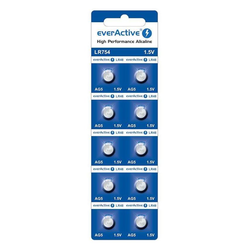 Everactive High Performance Alkaline (10 Stk., LR48, LR754, 56 mAh) (HGP19988)
