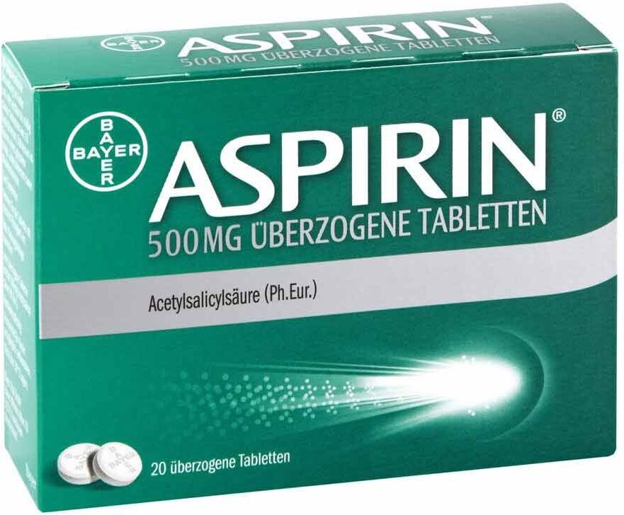 Aspirin 500mg 20stk