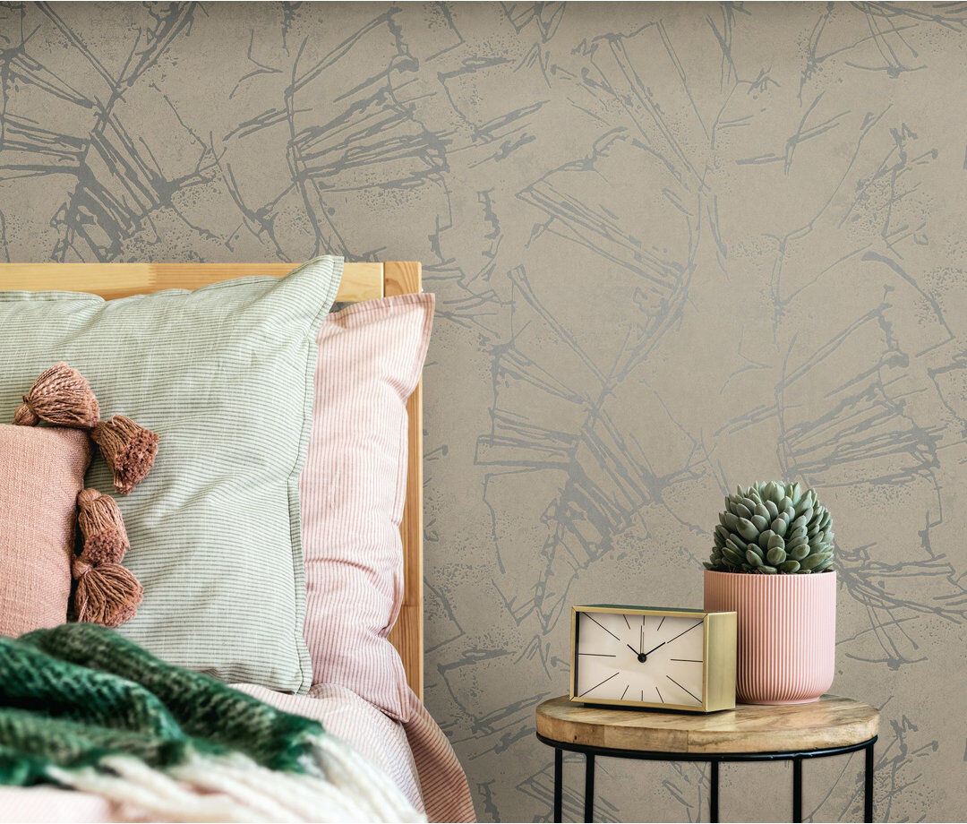 Galerie Home Galerie Terra Abstract Eco Clay Wallpaper Beige 1,005cm L