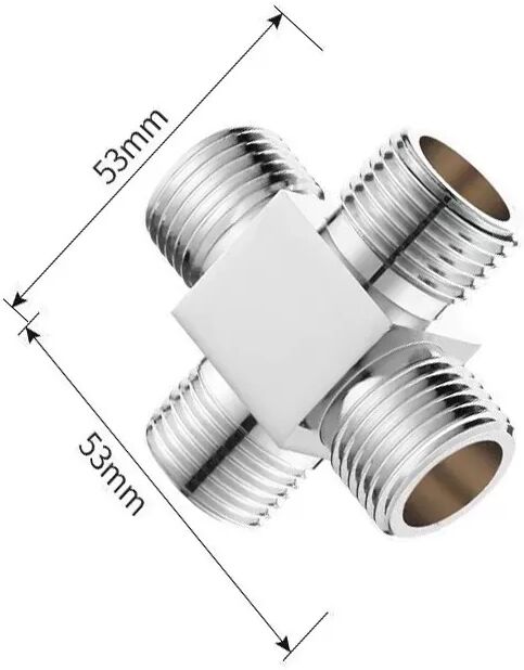 INF Kupfer-4-Wege-Splitter-Anschluss