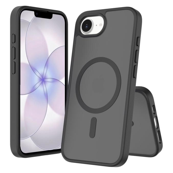 Screenor Icy Beskyttelsescover Sort Apple iPhone 16e, 17e (Apple iPhone 16e, Apple iPhone 17e) (27001SB)