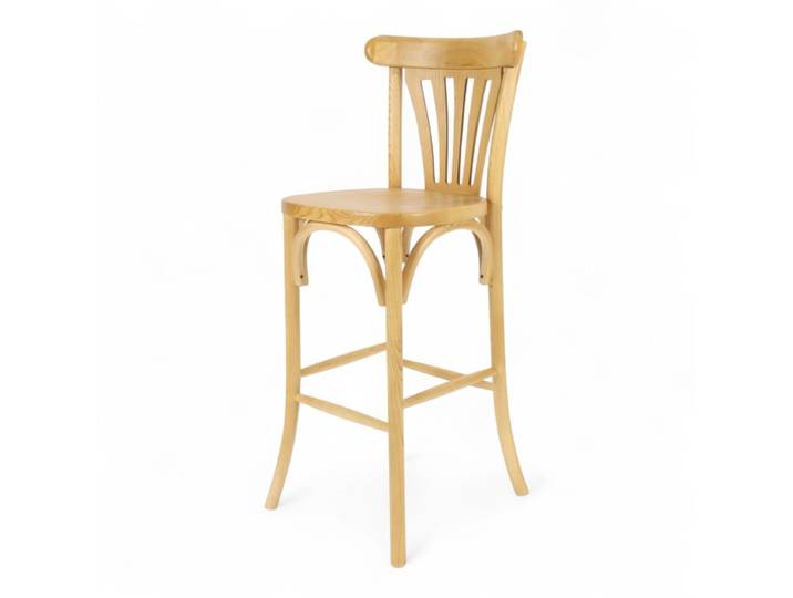 Chaise de bar HALLES - Bois clair