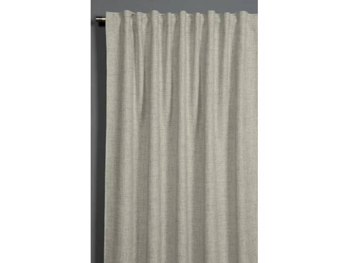 Sehlbach Fertiggardine mit Gardinenband, Blackout Struktur, Natur, 140 x 245 cm Gardinen, Blackout Struktur, Energiesparend, Wärmeabweisend, Schallabsorbierend, Gemütlich, Einfache Befestigung