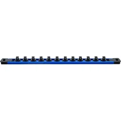 BGS Halteschiene für 12 Steckschlüssel-Einsätze | magnetisch | für Antrieb 10 mm...