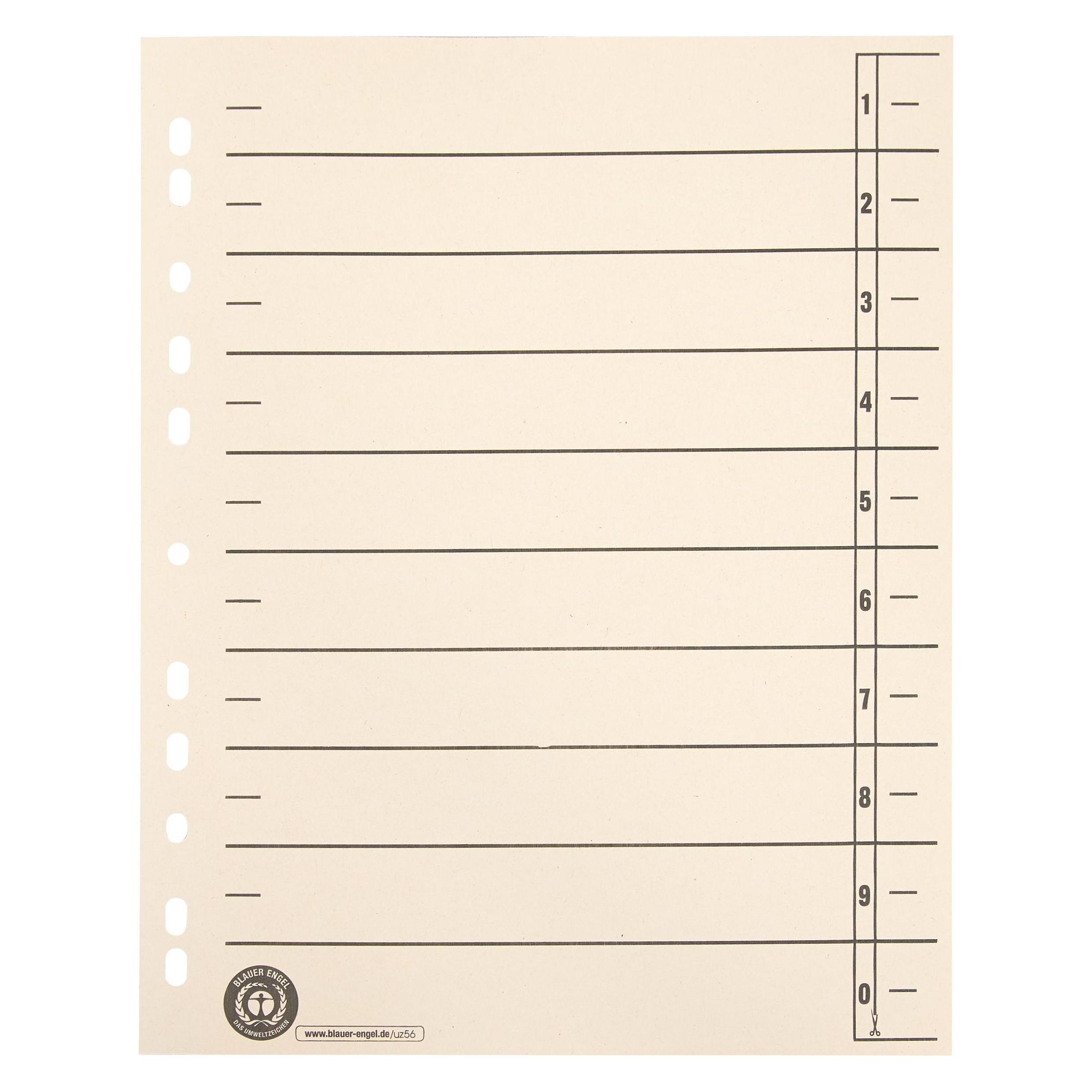 Neutral Trennblätter (9521108100)