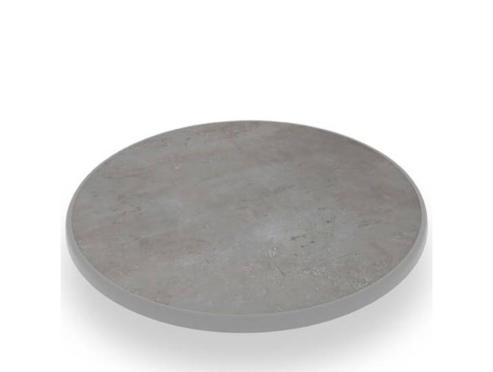 ohopula Concrete Premium-Tischplatte, rund, Ø85cm, wetterfest, stoß- und Kratzfest, Tischplatte für Bistro- und Stehtische für Innen- und Außen
