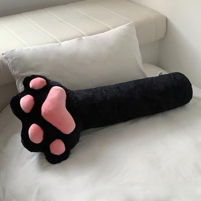 Trendy Discount Goods Very Soft Comfortable Cat Paw Throw Pillow Paw Long Cushion Leg Cushion Home Decor Washable Gifts black