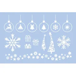 buttinette Schablone "Weihnachtsmotive", 29,5 x 20 cm