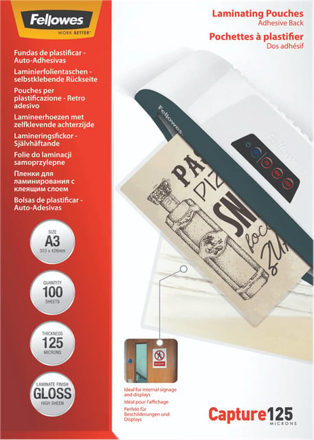 Fellowes Lamineerhoezen ImageLast 125 mic A3 (100 stuks)