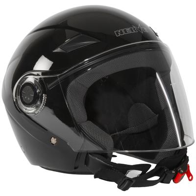 Motorradhelm NERVE "NH1014" Gr. M, schwarz, Helme, M Kopfumfang: 57cm - 58cm