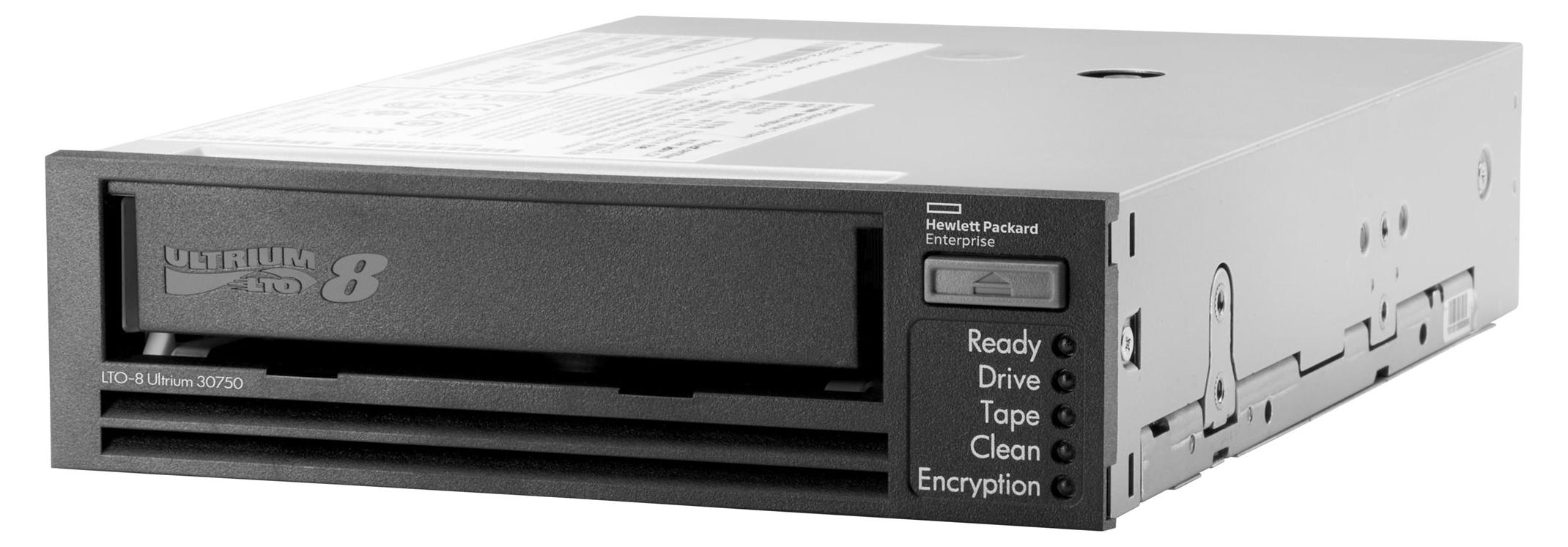 HPE StoreEver LTO-8 Ultrium 30750 Internal Tape Drive, Speicherlaufwerk, Bandkartusche, Serial Attached SCSI (SAS), 2.5:1, LTO, 5,25" Halbe Höhe