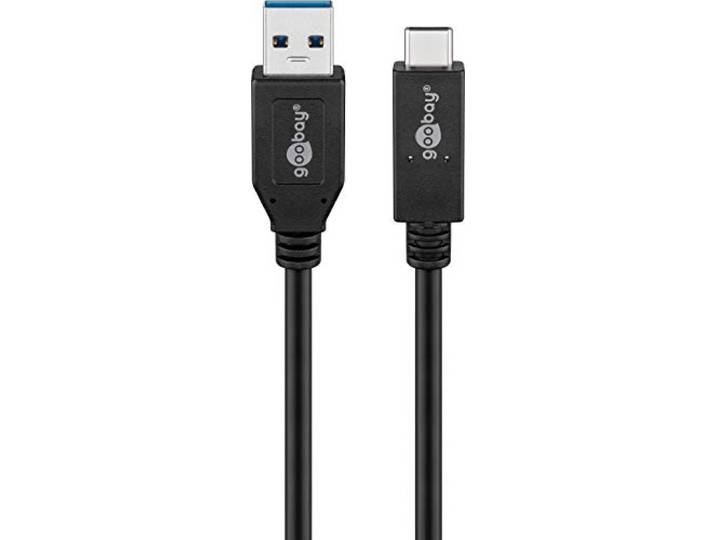Goobay 41074 Oplaadkabel USB-C kabel, zwart