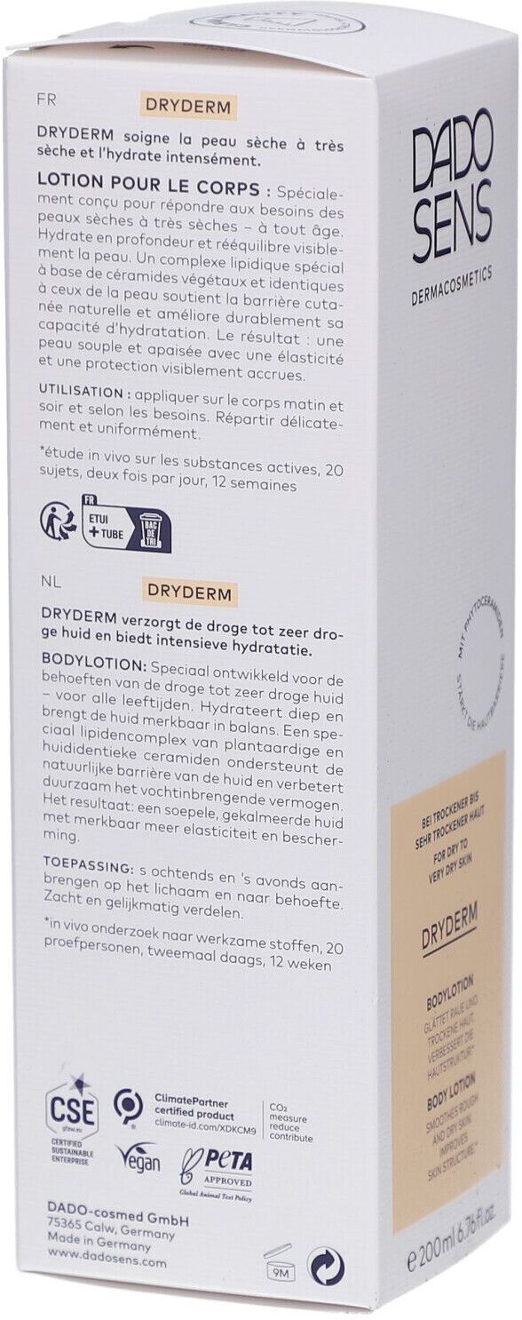 Dado Sens Dryderm Bodylotion 200 ml Lotion