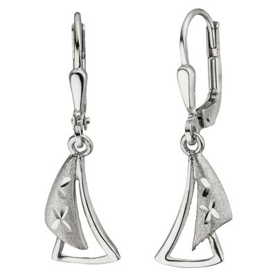 Paar Ohrhänger JOBO, silber (silber 925), Ohrringe, Damen, Silber 925 (Sterlingsilber), 925 Silber