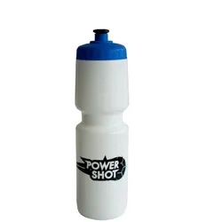 Powershot Trinkflasche Weiß/Blau 750 ml