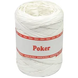 Star 50m Papierband Raffiabast Geschenkband Raffia Papier Schnur Craft Verpackung Bastband Bastelband Bastelarbeiten Geschenke Dekorationen Weiß
