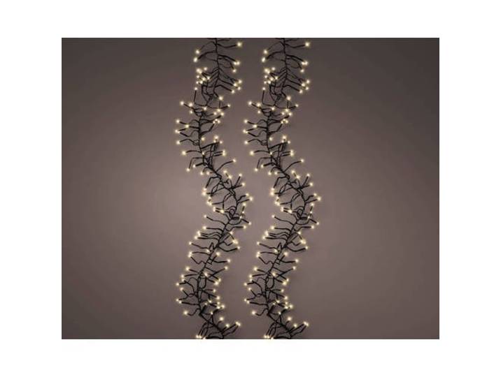Lumineo cluster kerstverlichting buiten - 1128LED - soft gold