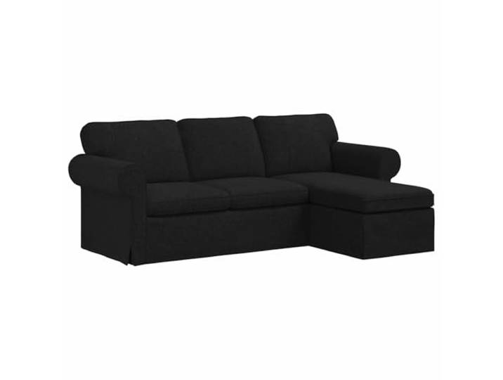 Todiikf Modulares Ecksofa Schwarz 215 x 138 x 80 cm Stoff L-Form Couch Vielseitiges Moduldesign für das Wohnzimmer: Erleben Sie flexiblen Sitzkomfort mit pflegeleichtem Stoffbezug.