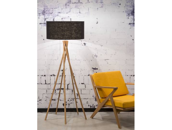 Lampadaire Kilimanjaro Ø 60cm Noir/Noir Lin E27