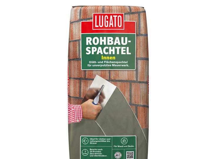 Lugato Rohbauspachtel Grau 4 kg