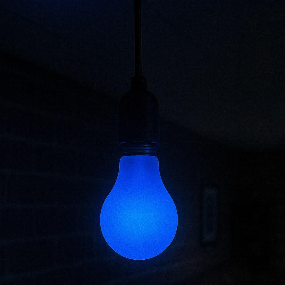 NCC-Licht LED-lamp bolvormig 3W (25W) E27 blauw voor binnen en buiten