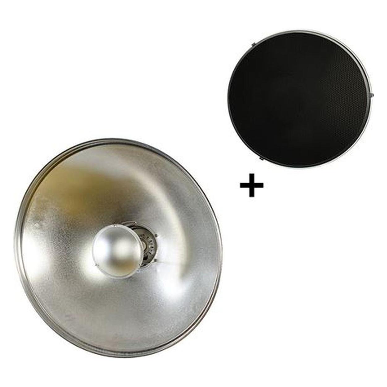 Studioking Beauty Dish Silber SK-BD420 42 cm mit Waben (Beauty Dish, 42 cm) (573100)