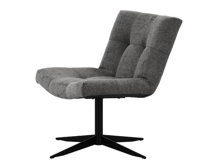 Sessel Mandes Grau/Grau Flachgewebe Tora 67 x 82 x 74cm