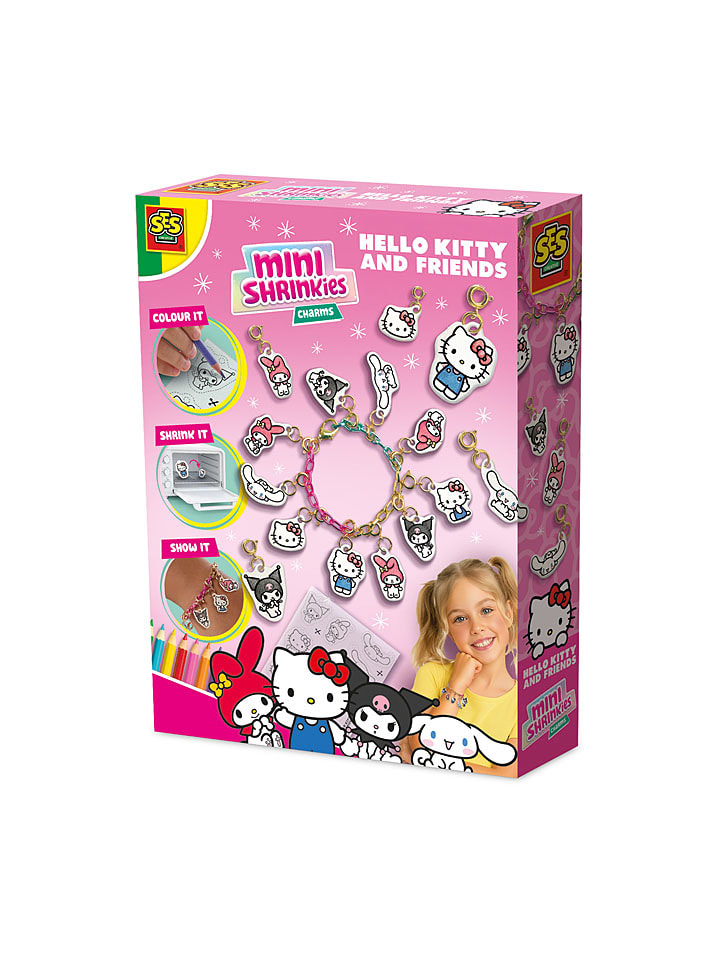 SES Bastelset "Hello Kitty and Friends - Mini Shrinkies Charms" - ab 5 Jahren - onesize