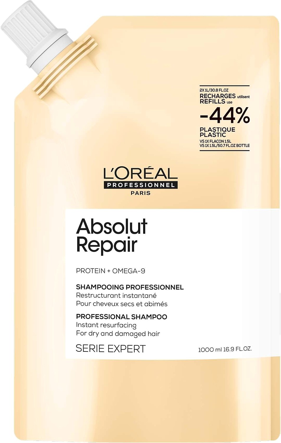 Loreal Absolut Repair Shampoo Refill 1000 ml E45673