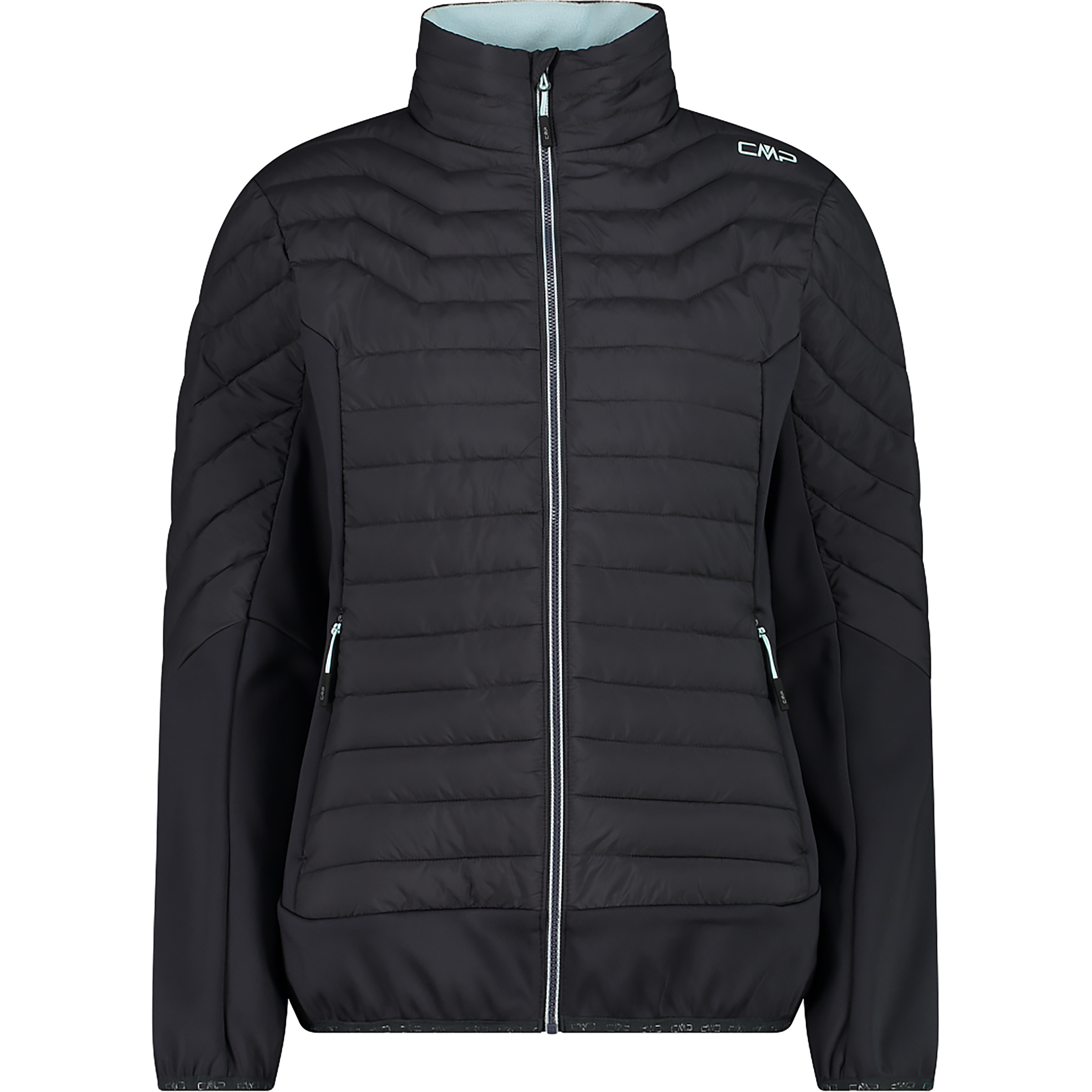 CMP Hybrid Damen Isolationsjacke grau Größe XS Trekking Windabweisend