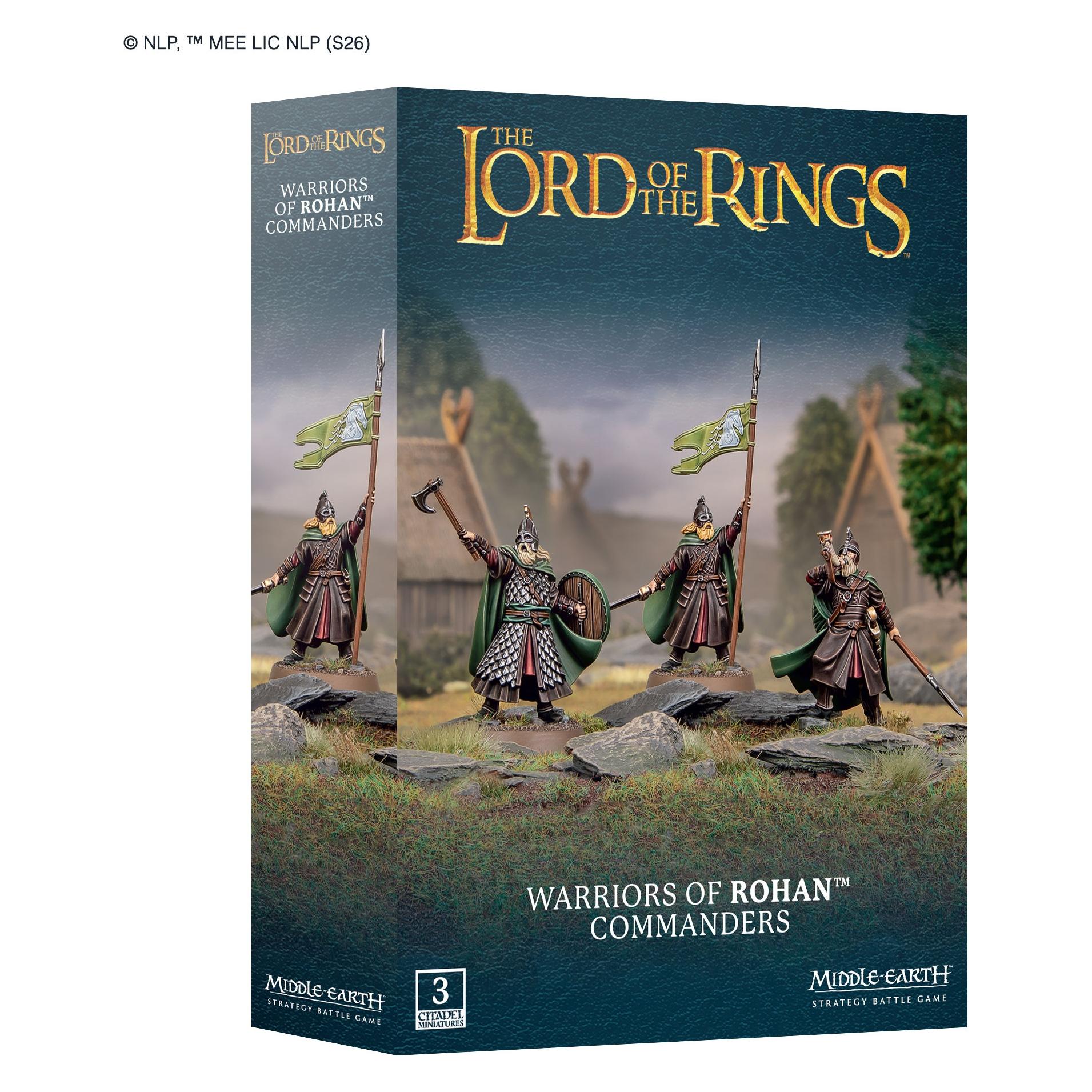 Games Workshop Warhammer Mittelerde - Befehlshaber der Krieger von Rohan (Kunststoff) (5011921245031-5011921245031)