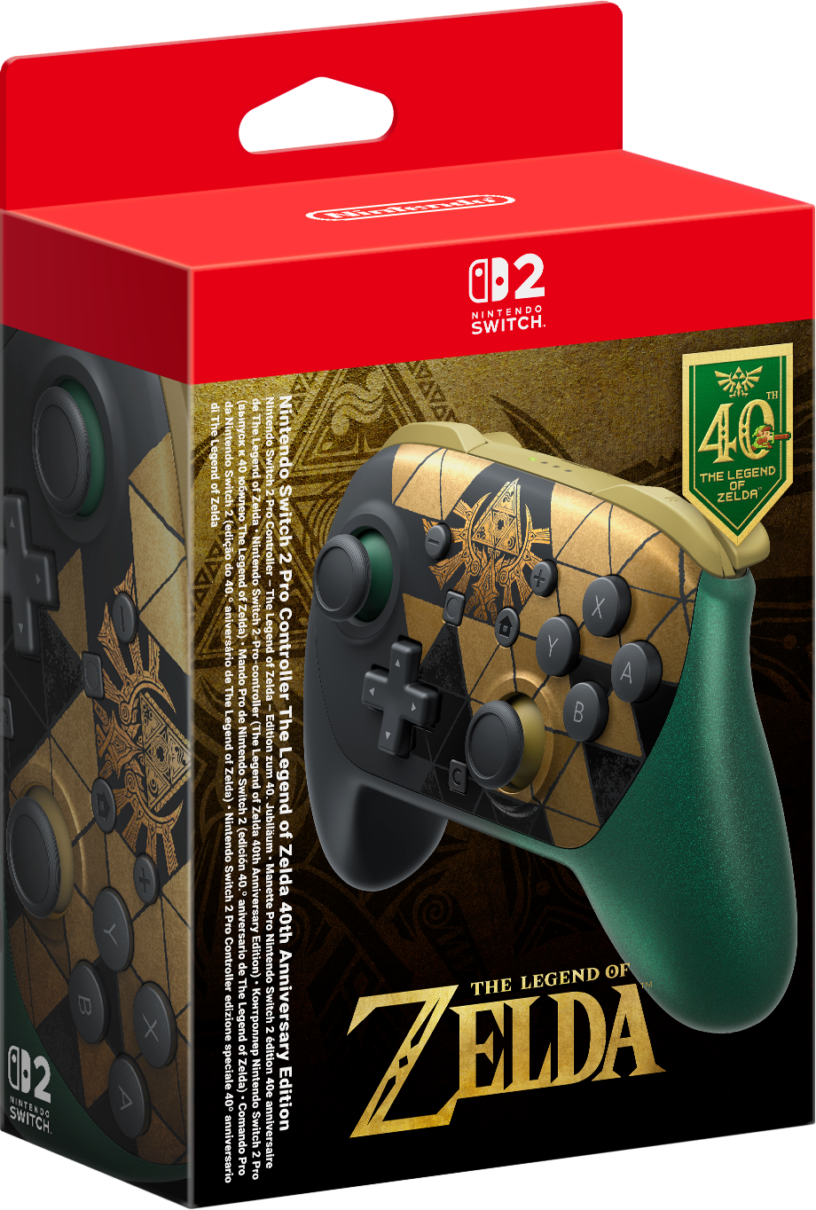 Pro Ohjain Legend of Zelda: 40th Anniversary Edition Nintendo Switch 2