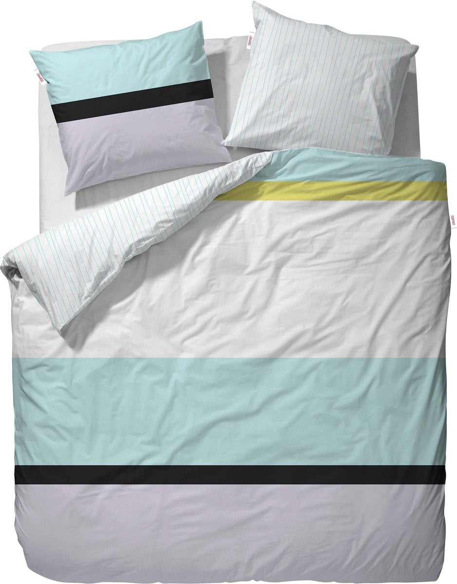 ESPRIT Alex Dekbedovertrek Eenpersoons Multi 140x200 cm
