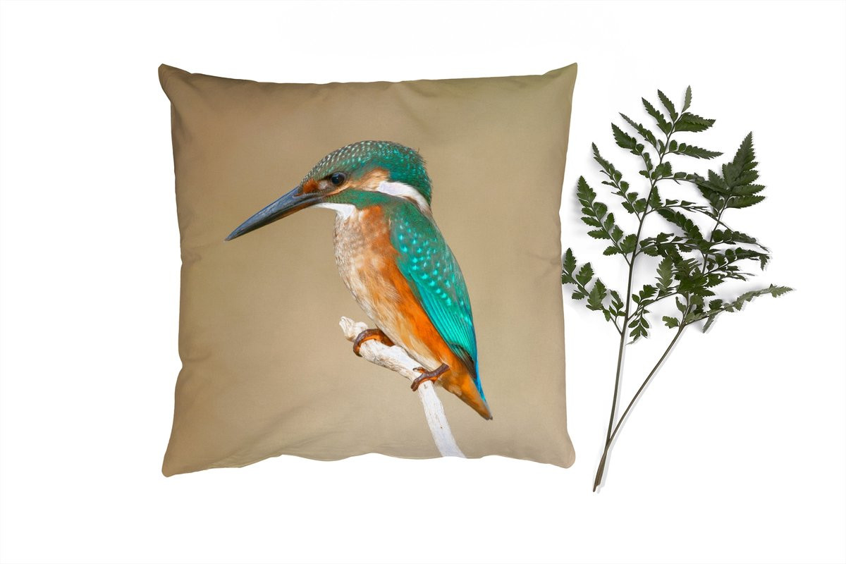 PillowMonkey Sierkussen IJsvogel - 60 x 60 cm