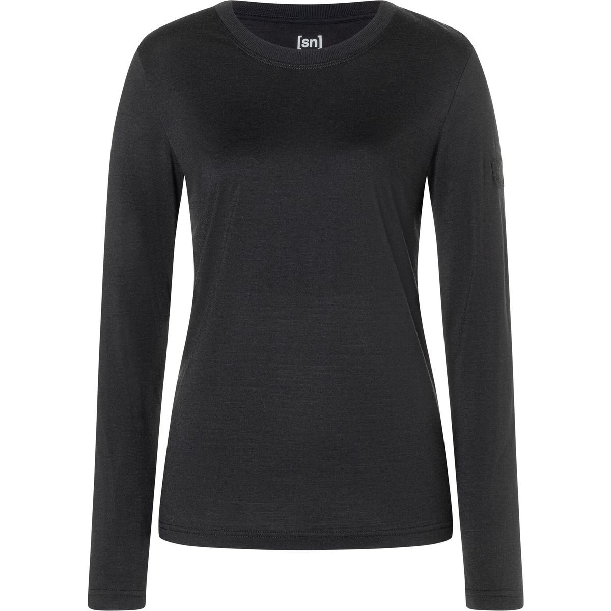 Super.Natural W Casual RIB BIO J LS jet black (872) M SNW026350872M