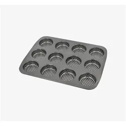 Birkmann Burgerbleche, Backform, Schwarz, Grau