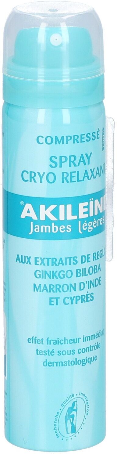 Akileine Lichte Benen Cryo Relaxing Spray 75 ml