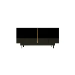 Sideboard  Artemisa , schwarz , Maße (cm): B: 163 H: 81